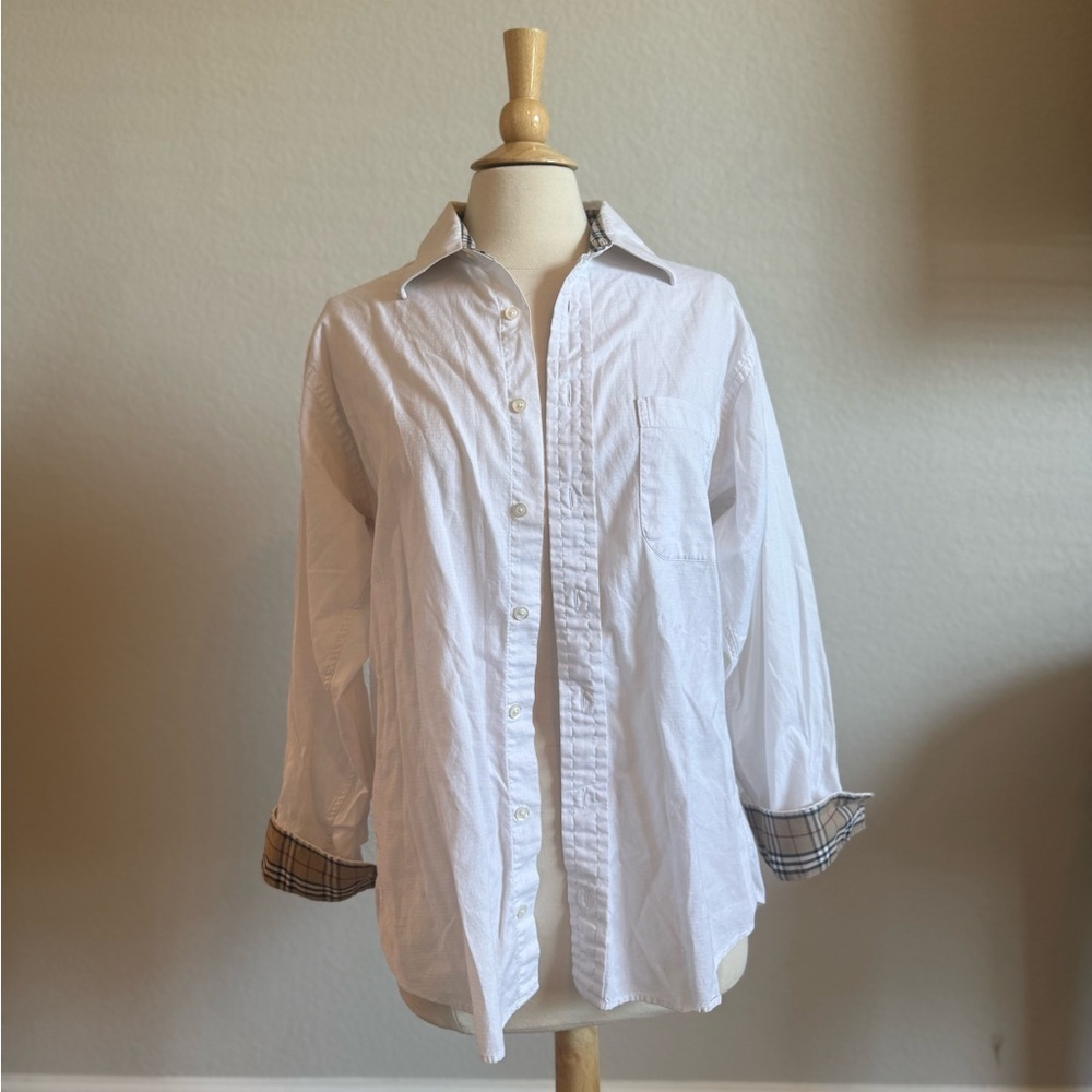 Burberry | Vintage White cotton button up